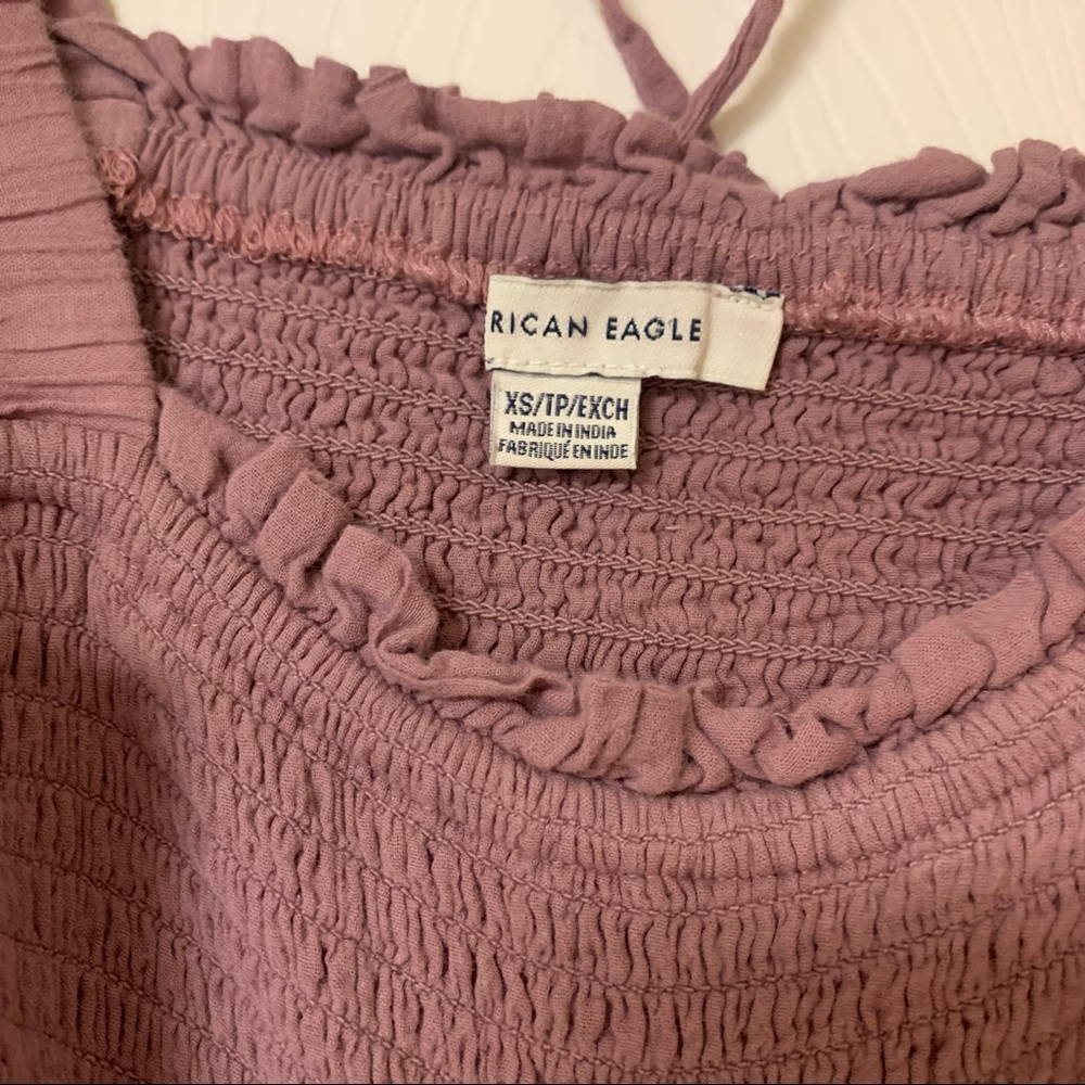 American Eagle Long Sleeve Crop Top - Picture 3 of 6